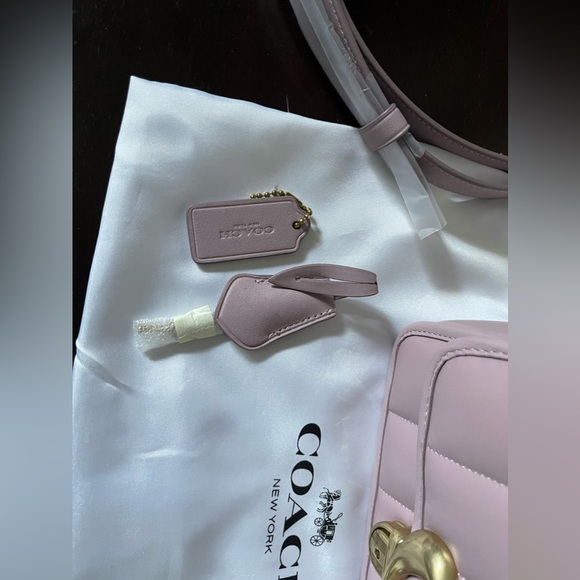 NWOT Coach Quilted Studio 19 light purple - Picture 15 of 16